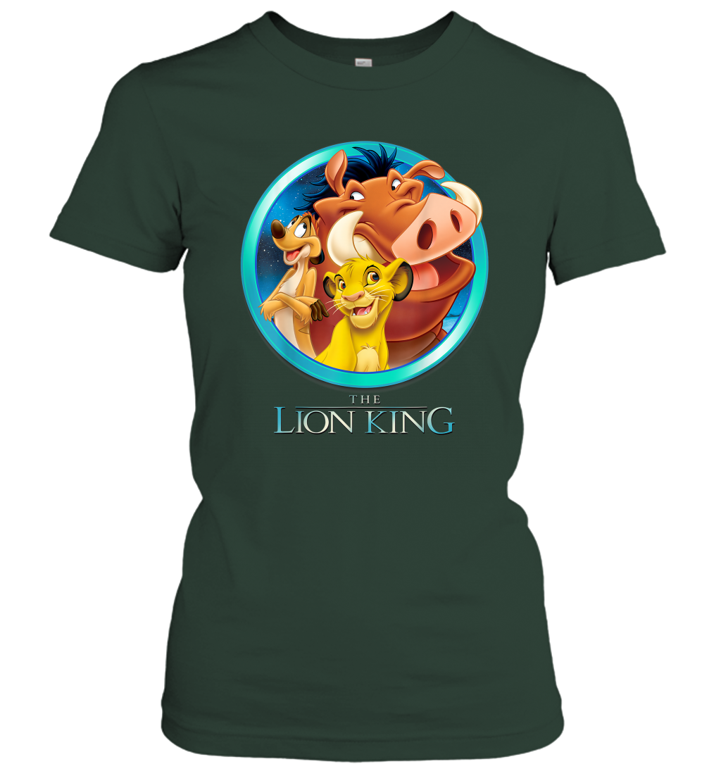Rundt og rundt Ny ankomst Diskret Disney Lion King Best Friends Women Cotton T-Shirt – UltimateShirtsStore