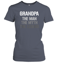 Load image into Gallery viewer, Papa the man, the myth, the legend gift Women Cotton T-Shirt