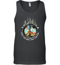 Load image into Gallery viewer, Lose Your Mind Find Your Soul Hippie Earth Forest Men Cotton Tank Top