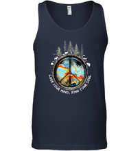 Load image into Gallery viewer, Lose Your Mind Find Your Soul Hippie Earth Forest Men Cotton Tank Top