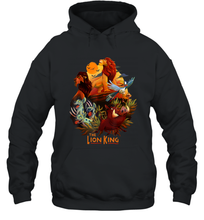 Load image into Gallery viewer, Disney Lion King Main Cast Poster Unisex Hooded Sweatshirt