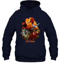 Load image into Gallery viewer, Disney Lion King Main Cast Poster Unisex Hooded Sweatshirt