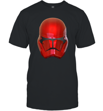 Load image into Gallery viewer, Star Wars Red Sith Trooper Helmet Head Shot Portrait Men Cotton T-Shirt