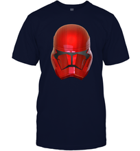 Load image into Gallery viewer, Star Wars Red Sith Trooper Helmet Head Shot Portrait Men Cotton T-Shirt