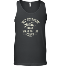 Load image into Gallery viewer, Star Wars Rebel X Wing Starfighter Corps Collegiate Men Cotton Tank Top
