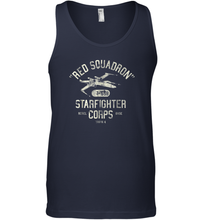 Load image into Gallery viewer, Star Wars Rebel X Wing Starfighter Corps Collegiate Men Cotton Tank Top