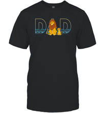 Load image into Gallery viewer, Disney The Lion King Simba and Mufasa Dad Men Cotton T-Shirt