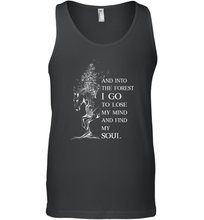 Load image into Gallery viewer, Into The Forest I Go To Lose My Mind And Find My Soul Men Cotton Tank Top