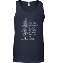 Load image into Gallery viewer, Into The Forest I Go To Lose My Mind And Find My Soul Men Cotton Tank Top
