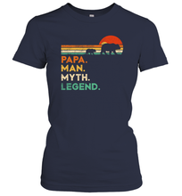 Load image into Gallery viewer, Papa Bear Man Myth Legend T Shirt Vintage For Mens Dad Father Women Cotton T-Shirt