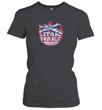 Load image into Gallery viewer, Star Wars X Wing Rebel Symbol Vintage Z1 Women Cotton T-Shirt