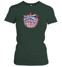 Load image into Gallery viewer, Star Wars X Wing Rebel Symbol Vintage Z1 Women Cotton T-Shirt
