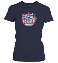 Load image into Gallery viewer, Star Wars X Wing Rebel Symbol Vintage Z1 Women Cotton T-Shirt
