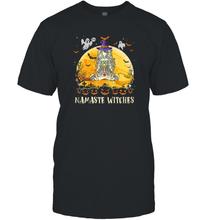 Load image into Gallery viewer, Womens Namaste Witches Love And Light Yoga Halloween Costume Gift Men Cotton T-Shirt