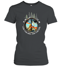 Load image into Gallery viewer, Lose Your Mind Find Your Soul Hippie Earth Forest Women Cotton T-Shirt