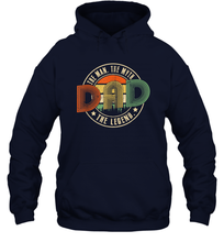 Load image into Gallery viewer, Dad The Man The Myth The Legend T Shirt Vintage Papa Unisex Hooded Sweatshirt