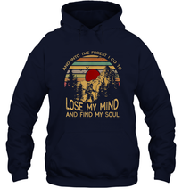 Load image into Gallery viewer, And Into The Forest I Go To Lose My Mind Unisex Hooded Sweatshirt