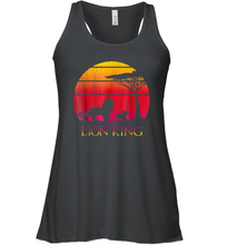Load image into Gallery viewer, Disney Lion King Vintage Sunset Women Racerback Tank