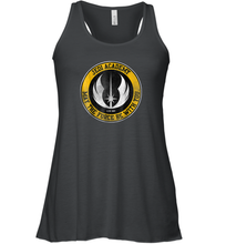 Load image into Gallery viewer, Star Wars Jedi Academy Gold Emblem Graphic Women Racerback Tank