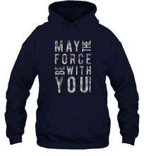Load image into Gallery viewer, Star Wars May The Force Be With You Scrambled Unisex Hooded Sweatshirt