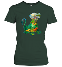 Load image into Gallery viewer, Disney Lion King Simba Silhouette Women Cotton T-Shirt