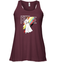 Load image into Gallery viewer, Star Wars Princess Leia Don't Make Me Use The Force Women Racerback Tank