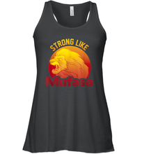 Load image into Gallery viewer, Disney Lion King Strong Like Mufasa Women Racerback Tank