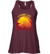 Load image into Gallery viewer, Disney Lion King Strong Like Mufasa Women Racerback Tank