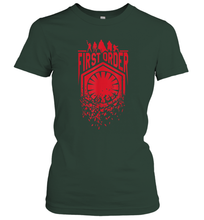 Load image into Gallery viewer, Star Wars Last Jedi First Order Red Fracture Women Cotton T-Shirt