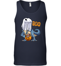 Load image into Gallery viewer, Womens Ghost Dinosaur T rex Funny Boo Halloween Gifts Men Pumpkin Men Cotton Tank Top