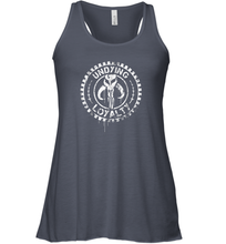 Load image into Gallery viewer, Star Wars Undying Loyalty Mandalorian Graphic Women Racerback Tank