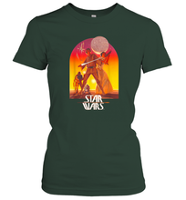 Load image into Gallery viewer, Star Wars Ralph McQuarrie Luke and Leia Alderaan Women Cotton T-Shirt