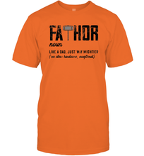 Load image into Gallery viewer, I Have Two Titles Dad And Papa And I Rock Them Both Vintage Men Cotton T-Shirt