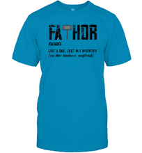 Load image into Gallery viewer, I Have Two Titles Dad And Papa And I Rock Them Both Vintage Men Cotton T-Shirt