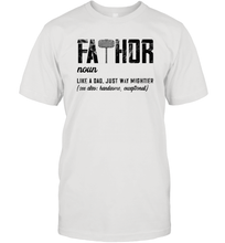 Load image into Gallery viewer, I Have Two Titles Dad And Papa And I Rock Them Both Vintage Men Cotton T-Shirt