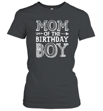Load image into Gallery viewer, Mom of the Birthday Boy T shirt Mother Mama Moms Women Gift Women Cotton T-Shirt