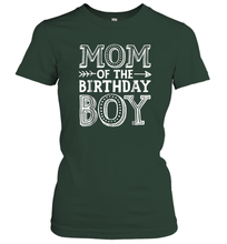 Load image into Gallery viewer, Mom of the Birthday Boy T shirt Mother Mama Moms Women Gift Women Cotton T-Shirt