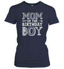 Load image into Gallery viewer, Mom of the Birthday Boy T shirt Mother Mama Moms Women Gift Women Cotton T-Shirt