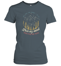 Load image into Gallery viewer, And into the forest I go to lose my mind and find my soul Tees Graphic Women Cotton T-Shirt