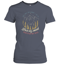 Load image into Gallery viewer, And into the forest I go to lose my mind and find my soul Tees Graphic Women Cotton T-Shirt