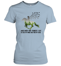 Load image into Gallery viewer, Womens And Into The Forest I go to Lose My mind and find my Soul Women Cotton T-Shirt