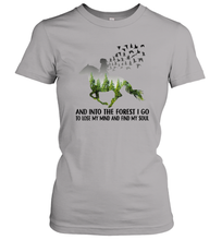 Load image into Gallery viewer, Womens And Into The Forest I go to Lose My mind and find my Soul Women Cotton T-Shirt