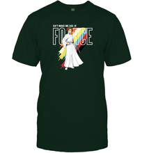 Load image into Gallery viewer, Star Wars Princess Leia Don't Make Me Use The Force Men Cotton T-Shirt