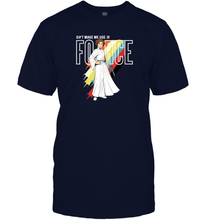Load image into Gallery viewer, Star Wars Princess Leia Don't Make Me Use The Force Men Cotton T-Shirt