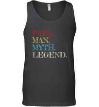 Load image into Gallery viewer, Pop Pop The Man The Myth The Legend Gift Men Cotton Tank Top