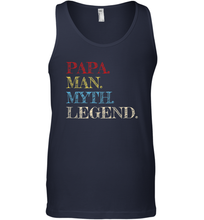 Load image into Gallery viewer, Pop Pop The Man The Myth The Legend Gift Men Cotton Tank Top