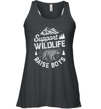 Load image into Gallery viewer, Support Wildlife Raise Boys T shirt Mom Dad Mother Women Racerback Tank