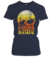 Load image into Gallery viewer, Disney Lion King Hakuna Matata Profile Graphic Women Cotton T-Shirt