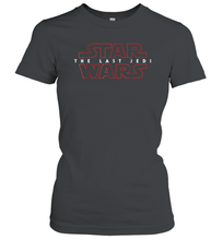 Load image into Gallery viewer, Star Wars Last Jedi Red Outline Logo Graphic Women Cotton T-Shirt