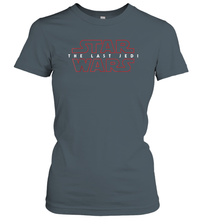 Load image into Gallery viewer, Star Wars Last Jedi Red Outline Logo Graphic Women Cotton T-Shirt